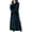 Green, variant on Women's Fleece Fuzzy Robe Thick Winter Warm Bathrobe Long Sleeve Button Down Sherpa Mid-length