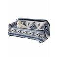 thumbnail image 2 of Blue Boho Couch Cover, Southwestern Ethnic Aztec Retro Geometric Sofa Cover Blanket for 3 Cushion Couch, Sectional Sofa Slipcover Furniture Protector for Living Room Bedroom 71''x134'', 2 of 9