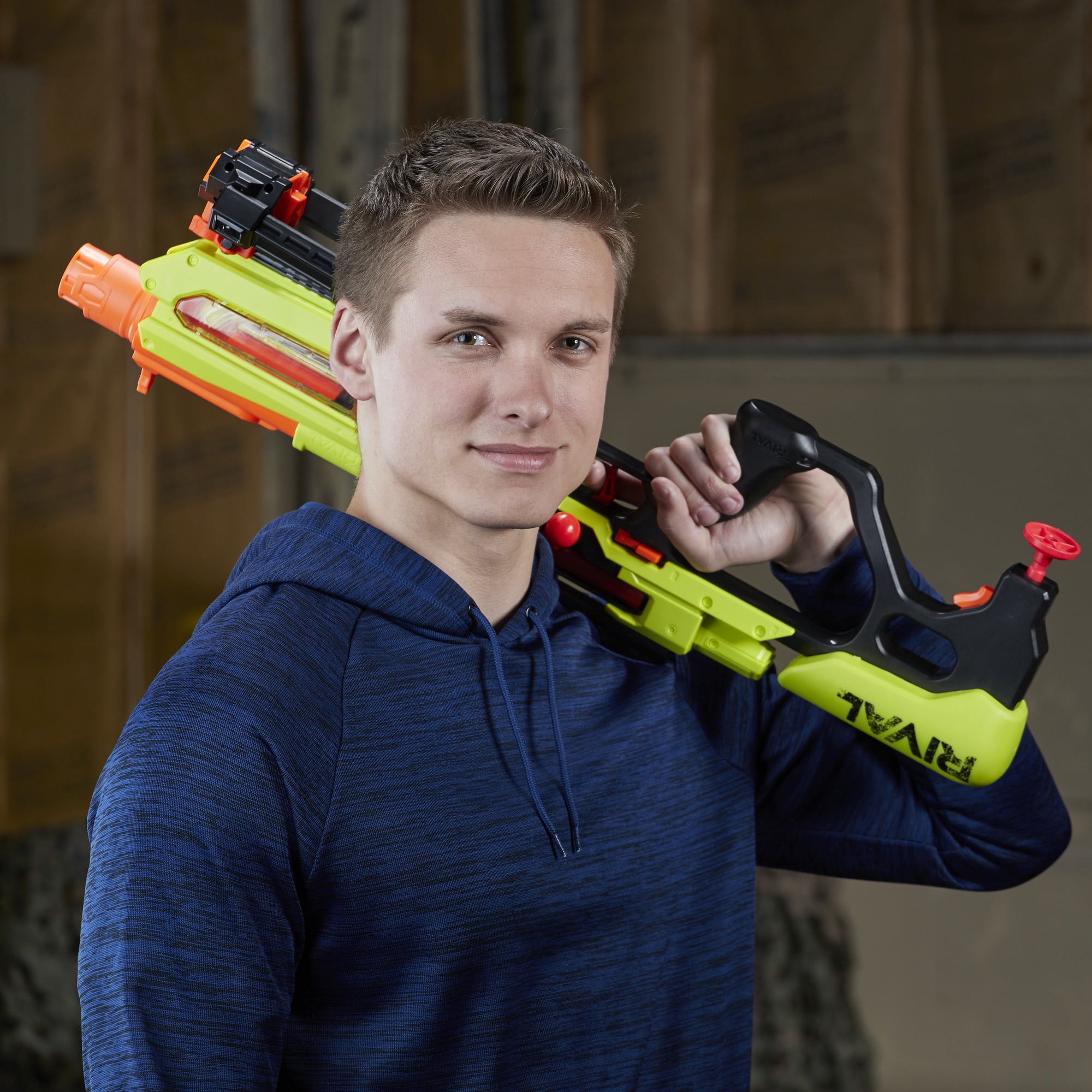 Nerf Rival Jupiter XIX-1000 Edge Series Foam Ball Blaster with 10