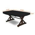 thumbnail image 5 of Poker Table Cover 18 Oz Waterproof - 100% Weather Resistant Outdoor Game Table Cover with Elastic at 4 Sides (84" W x 42" D x 8" H, Black), 5 of 6