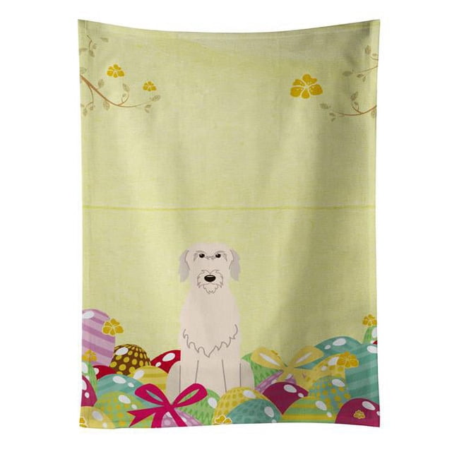 Carolines Treasures BB6065KTWL Easter Eggs Irish Wolfhound Kitchen Towel