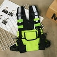 thumbnail image 6 of Chest Bag Adjustable Strap Reflective Unisex Multi-function Magic Sticker Vest Bag for Climbing, 6 of 8