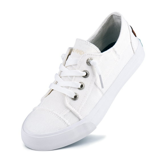 JENN ARDOR Women’s Slip on Shoes Canvas Comfortable Sneakers Walking Flat Lady Shoes Loafers for Walking, Running, Climbing