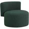 thumbnail image 1 of Meridian Furniture Como Fauteuil d'Appoint en Tissu Bouclé Vert, 1 of 7