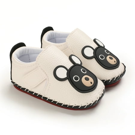 

Baby shoes Baby Boys Girls Leather Hard Bottom Walking Toddler First Walkers CHMORA