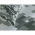 thumbnail image 4 of Ambesonne Camo Quilted Bedspread Set 3 Pcs, Pixel Effect Digital Grey, Queen Size, Grey Pale Grey Grey, 4 of 5