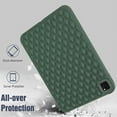 thumbnail image 4 of Allytech Case for iPad Pro 11" 4th/3rd/2nd/1st, Slim Luxury Diamond Pattern [Camera Protection] Shockproof Soft TPU Back Case, Also Fit iPad Air 4/5 - Green, 4 of 7