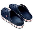 thumbnail image 4 of Crocs Crocband Sabot Femme Bleu Marine, Rouge, Blanc, 4 of 6