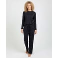 thumbnail image 3 of Real Essentials 2 Pack: Women's Long Sleeve Pajama Sets - Soft Comfy 2 Piece PJ Set Matching Ladies Sleepwear (Plus Size), 3 of 9