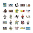 thumbnail image 5 of 100 unidades de pegatinas de moda Roblox, calcomanía impermeable para monopatín Afortunado Sencillez, 5 of 5