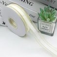 thumbnail image 4 of LAICAIW White Ribbon-Organza Sheer Ribbon,1 Inch x 50 Yards Gift Satin Ribbon for Party Decoration,Gift Wrap,DIY Crafts, 4 of 7
