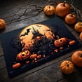 thumbnail image 6 of Halloween Themed Doormat Entryway Rug, Spooky Pumpkin Front Door Mat for Trick or Treaters, Non Slip Washable Mat for Indoor and Outdoor, Festive Halloween Floor Decoration for Home, 6 of 8