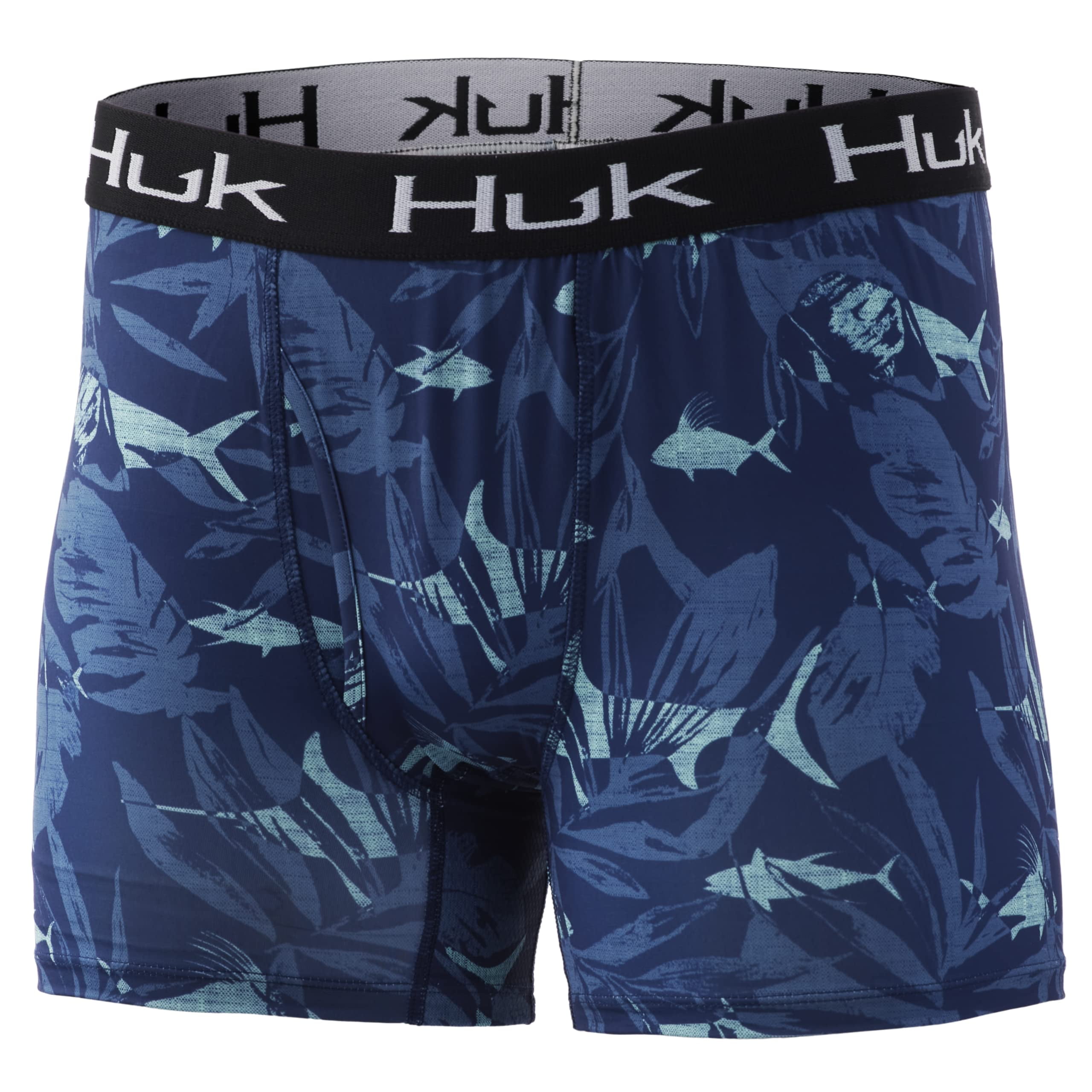 HUK Men s Standard Brief Dry Fit Boxers with Anti Microbial