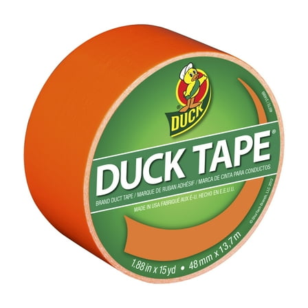 Color Duck Tape Brand Duct Tape, 1.88 in. x 15 yd., Neon Orange