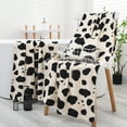 thumbnail image 4 of Naierhg Bath Towel Ultra Soft Cartoon Cow Print Design Strong Water Absorbent Lightweight Quick-drying Towel B, 4 of 7