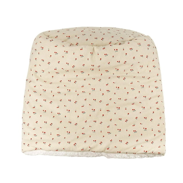 Saco de dormir para gatos, escondite para otoño e invierno, cama cómoda y acogedora para gatos. beige