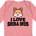 thumbnail image 4 of Inktastic I Love Shiba Inus Boys or Girls Long Sleeve Baby Bodysuit, 4 of 5