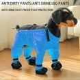 thumbnail image 3 of Waterproof Dog Boots Leggings with Anti-Slip Soles | Reflective Suspender Design for Small Medium Dogs | Outdoor Walking Hiking Mud Snow Protection (Blue, L), 3 of 8