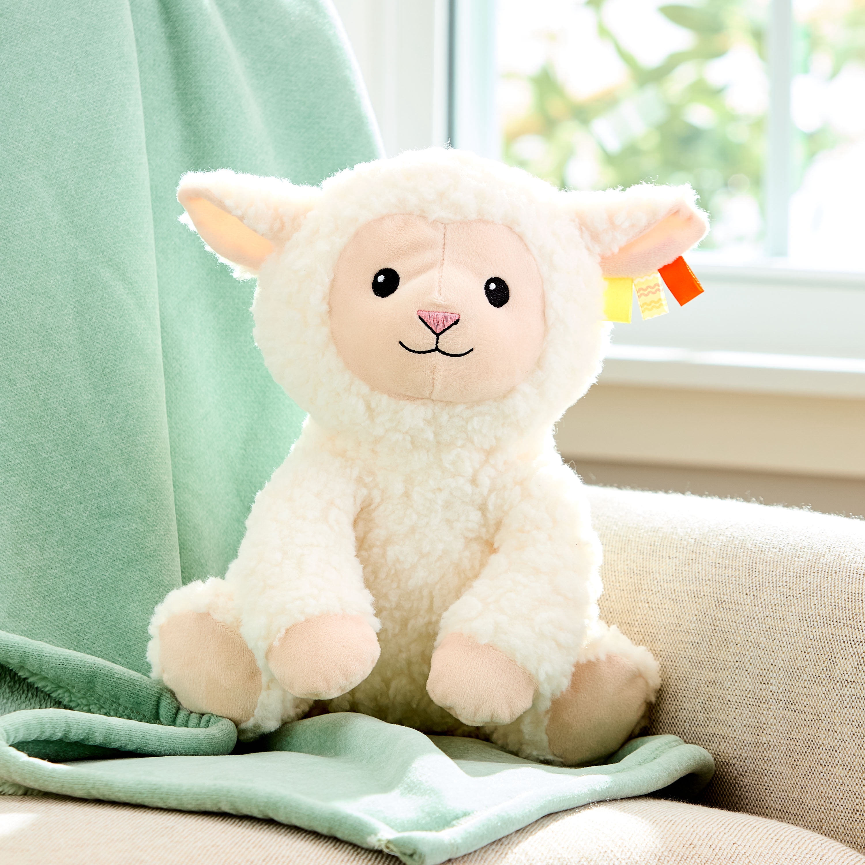 Spark Create Imagine Plush Lamb, White, 10.5-inch