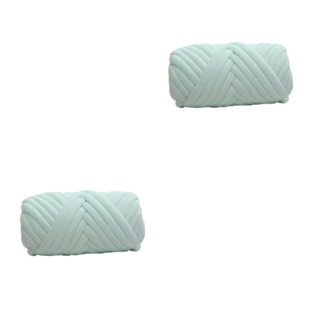Hilo para mascotas Bearachild tejido duradero grueso Verde claro 500g 2Conjunto