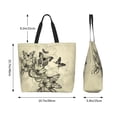 thumbnail image 5 of Naloa Vintage Floral Tote Bag for Women Large Capacity Shoulder Bag for College Work Travel Shopping, 5 of 8