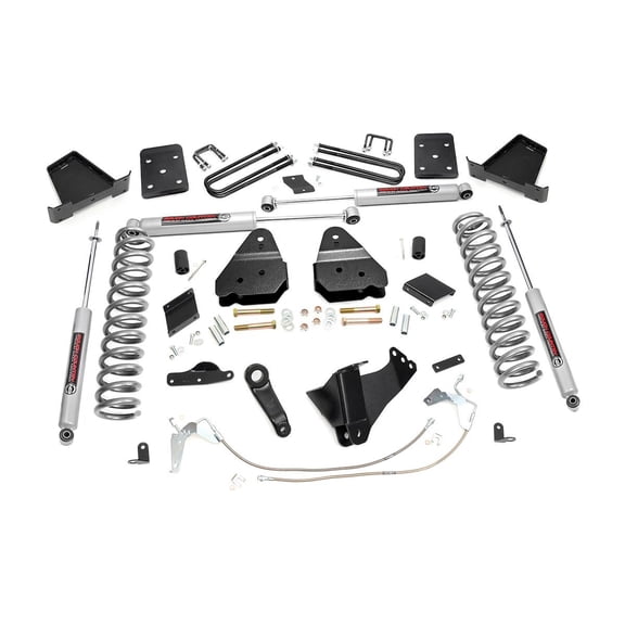 Rough Country 6" Lift Kit (fits) 2011-2014 Super Duty F250 4WD Diesel | N3 Shocks | Suspension System | 564.20