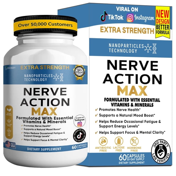 GreenVify NerveAction Max – Nerve Support Supplement for Daily Wellness