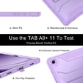 thumbnail image 7 of Soke Case for Samsung Galaxy Tab A9 Plus 2023, with Built-in Kickstand, Rugged Shockproof Protective Cover for Galaxy Tab A9+ 11 Inch Tablet [SM-X210/X216/X218],Violet, 7 of 7