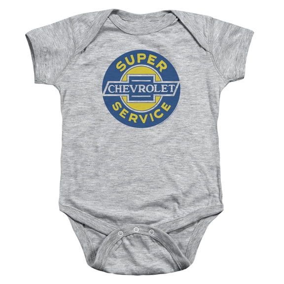 Chevrolet Chevy Super Service Infant Snapsuit Athletic Heather