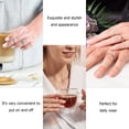 thumbnail image 4 of Miangastore Adjustable Birthstone Rings Zodiac Ring Zircon For Women 1Pack, 4 of 9