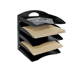 Office Depot 58 Recycled 5 Tier Horizontal Desk Organizer Letter