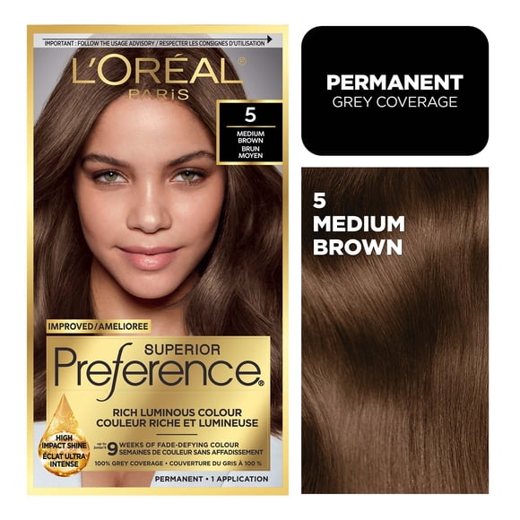 L'Oreal Paris Superior Preference Permanent Hair Color, Oil-in-Gel, Palma, 1 unit