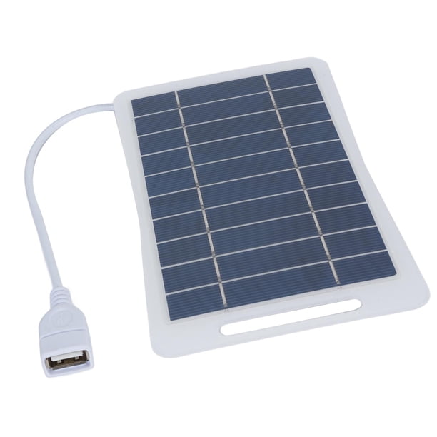 Panel De Carga Solar, Salida De Energía Estable Del Panel Solar USB Portátil De Carga Rápida Para Acampar