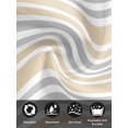 thumbnail image 7 of Khaki Stripes Cloth Napkins Set of 8 Reusable Dinner Napkins, Modern Minimalist Horizontal Ombre Lines Cocktail Napkin Washable Table Napkins for Wedding/Holiday Party/Baby Shower 20"x20", 7 of 7