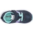 thumbnail image 5 of Saucony Unisex-Child Jazz Lite 2.0 Sneaker Little Kid 4-8 Years 4 Little Kid Navy/Purple/Turq, 5 of 8