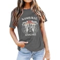 thumbnail image 2 of Trendfront Womens Nashville Music City Graphic T Shirts Crew Neck Short Sleeve Vintage Print Country Music Fan Casual Summer Relaxed Fit Top, 2 of 5