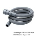 thumbnail image 3 of MasteelfCA Washing Machine Hose Flexible EVA Extension Hose Thicken Pipe (2 Meters), 3 of 8
