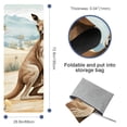thumbnail image 4 of Kangaroo Yoga Mat Towel with Storage Bag, 72.8"x26.8" - Suitable for Yoga, Pilates, Fitness - Yoga Blanket, Yoga Towel, Yoga Mat Towel Included, 4 of 6