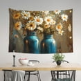 thumbnail image 4 of Gaeub Rustic Daisy Mason Jars Print Tapestry Wall Hanging(60x40 inches),Tapestry Home Decor,Wall Art for Living Room Bedroom Home Decor, 4 of 8