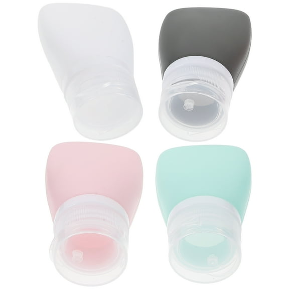 4pcs Sauce Bottle Silicone Squeeze Bottle Ketchup Bottle Salad Sauce Bottle Mustard Squeeze Bottles