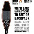 thumbnail image 3 of Klein Tools Magnetic Wristband Tradesman Pro - Holds Screws, Nails, Drill Bits - Black, 3 of 10