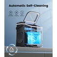 thumbnail image 4 of Ecozy Chillio Smart Ice Maker, Portable Ice Makers Countertop with App Remote & Voice Control, 9 Bullet Ice Cubes in 6 Mins, 26lbs/24Hrs, for Home Kitchen Office RV, 4 of 6