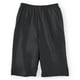 thumbnail image 2 of Shorts estilo bermuda con cintura elástica para mujer, color negro, talla grande, 2 of 3