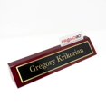 thumbnail image 1 of Desk Name Plates | Free Engraving | Custom Name Plates | (2" x 8" w/Card Slot), 1 of 4