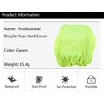 thumbnail image 4 of Funda para lluvia Funda para lluvia Amarillo neón Portaequipajes para bicicleta 35 L Impermeable, 4 of 5