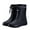Black, variant on AUXDIQ Men Rain Boots Outdoor Garden Waterproof Ankle Rain Shoes