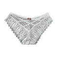 thumbnail image 2 of HUPOM Cotton Underwear For Women Girls Underwear Briefs Leisure None Elastic Waist White M, 2 of 2