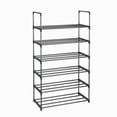 thumbnail image 2 of LSLJS Shoe Rack Extra Large Shoe Storage Rack Shoe Storage Rack Sturdy Shoe Rack for Wardrobes Garages and Hallways Stackable Shoe Rack for Entrance Black, 2 of 8