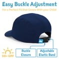 thumbnail image 6 of JAN & JUL Boys and Girls' Quick Dry Sun Cap, Adjustable Water Resistant Kids' Sunhat (Navy, XL: 5-12 Years), 6 of 7