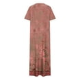 thumbnail image 4 of Ovzne Robes Grande Taille pour Femmes aux Formes Robe pour Femme Robe Unie Ample Décontractée Mode Robe à Manches Longues Robe à Col à Manches Longues pour Femmes Robe Maxi Grande Taille à Manches Longues Pr, 4 of 7
